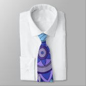 Neck Tie mit Kunst für Männer Krawatte (Gebunden)