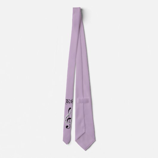 Neck Tie Musical (Personalize It) Krawatte (Rückseite)