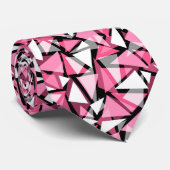 Neck Tie Nahtlose geometrische Dreiecke Krawatte (Gerollt)