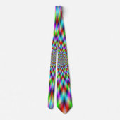 Neck Tie Neon Star Exploding Krawatte (Rückseite)