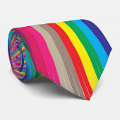 Neck Tie Pastell Uhr Krawatte (Gerollt)