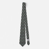 Neck Tie (schwarz) - 3 Pillenbugs Krawatte (Vorderseite)