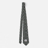 Neck Tie (schwarz) - 3 Pillenbugs Krawatte (Rückseite)