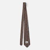 Neck Tie (schwarz) - Big Cats Krawatte (Rückseite)