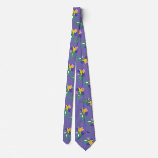 Neck Tie: Tulips Krawatte (Rückseite)