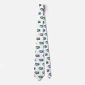 Neck Tie - Watercolor Serie: Koi Fish Krawatte (Vorderseite)