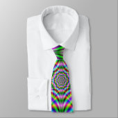 Neck Tie Zwölf Psychedelic Web Krawatte (Gebunden)