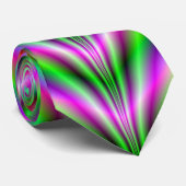 Neck Tie Zwölf Psychedelic Web Krawatte (Gerollt)