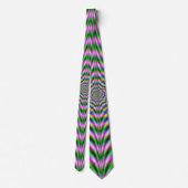 Neck Tie Zwölf Psychedelic Web Krawatte (Rückseite)