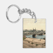 Neckar-Brücke, Mannheim, Deutschland Schlüsselanhänger (Vorderseite links)