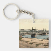 Neckar-Brücke, Mannheim, Deutschland Schlüsselanhänger (Vorderseite)