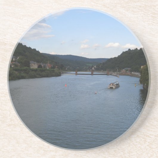 Neckar Sandstein Untersetzer (Vorne)