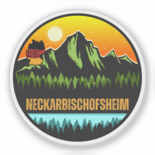 Neckarbischofsheim, Baden-Württemberg Deutschland Aufkleber