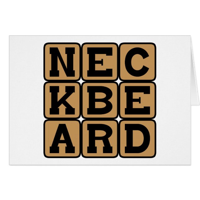 Neckbeard, Internet Meme (Vorderseite (Horizontal))