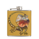 necked Eidechse der Krause Flachmann (Vorderseite)