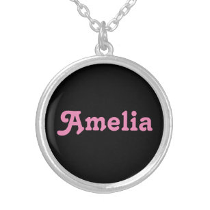 Necklace Amelia Versilberte Kette