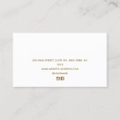 Necklace Bracelet Pastel Rainbow Wood Display Telefonnummerkarte (Rückseite)