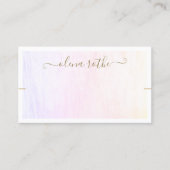 Necklace Bracelet Pastel Rainbow Wood Display Telefonnummerkarte (Vorderseite)