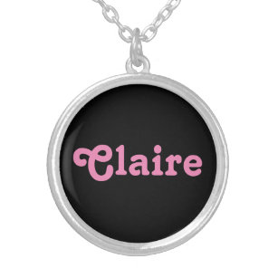 Necklace Claire Versilberte Kette