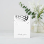 Necklace Display Card ・ Blume von Life/Mandala Visitenkarte (Stehend Vorderseite)