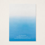 Necklace Display Card ・ Pastel Blue Ombre (Rückseite)