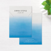 Necklace Display Card ・ Pastel Blue Ombre (Schreibtisch)
