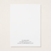 Necklace Display Card ・ Pastel Palm Tree (Rückseite)