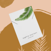 Necklace Display Card ・ Tropical Palm Leaf