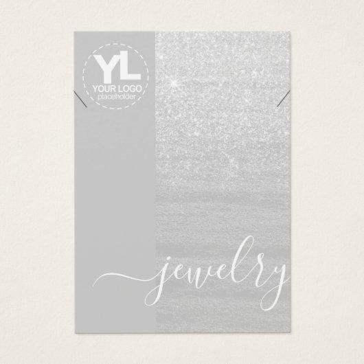 Necklace Display Glamour Silver Glitzer Glam (Vorderseite)