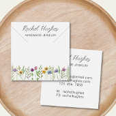 Necklace Jewele Floral Display Card