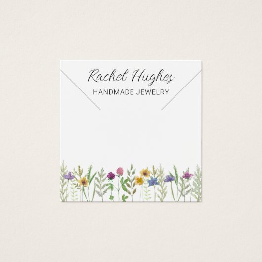 Necklace Jewele Floral Display Card (Vorderseite)