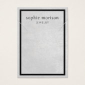 Necklace Juwelier Display Card ・ Chic Leather (Vorderseite)