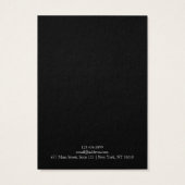 Necklace Juwelier Display Card ・ Schwarzes Leder (Rückseite)