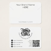 Necklace Juwelier Display Modern Einfach Schwarz-w (Vorne & Hinten)