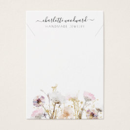 Necklace Juwelier Pink Gold Glitzer Wildblumen