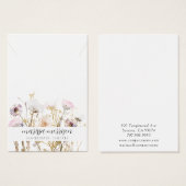 Necklace Juwelier Pink Gold Wildblumen Anzeige (Vorne & Hinten)