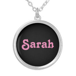 Necklace Sarah Versilberte Kette