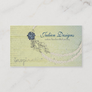 Necklace Sketch Business Cards Visitenkarte