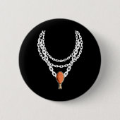 Necklace Turkey Leg Pendant Erntedank Day Fall Button (Vorderseite)