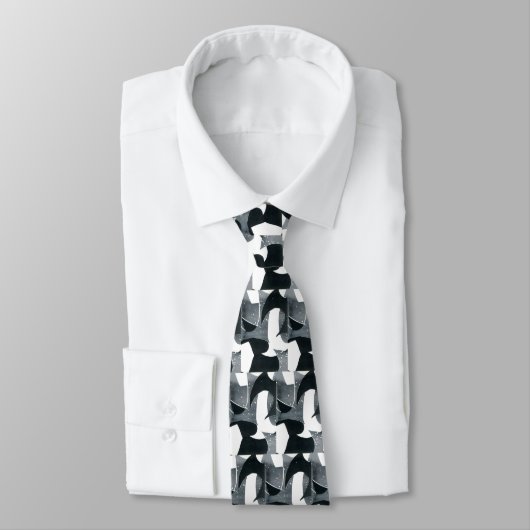 Necktie - Abstraktes Blades-Design Krawatte (Gebunden)