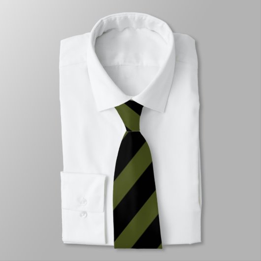 Necktie Buddy Army Green Stars & Stripes Krawatte (Gebunden)