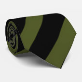 Necktie Buddy Army Green Stars & Stripes Krawatte (Gerollt)