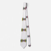 Necktie - Farbige Bleistift-Linien Krawatte (Vorderseite)