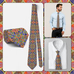 NECKTIE - Farbtöne von Blau, Grün, Gelb und Rosa Krawatte<br><div class="desc">Ein mehrfarbiges Bild in den Farbtönen Blau, Grün Gelb und Rosa und mehr wird auf diesem attraktiven Männernadel (Shirt und Modell nicht inbegriffen) gezeigt. Das Bild deckt die gesamte Vorder- und Rückseite der Krawatte ab. Da sie nicht von vorn entfernt oder ersetzt werden kann (siehe HINWEIS unten), kann sie für...</div>