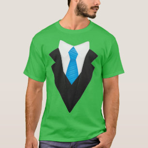 Necktie formale Kleidung in Babyblau T-Shirt