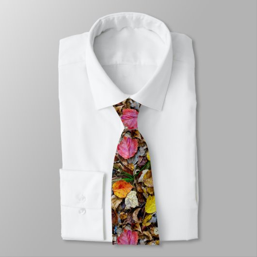 Necktie/Herbstblätter Krawatte (Gebunden)