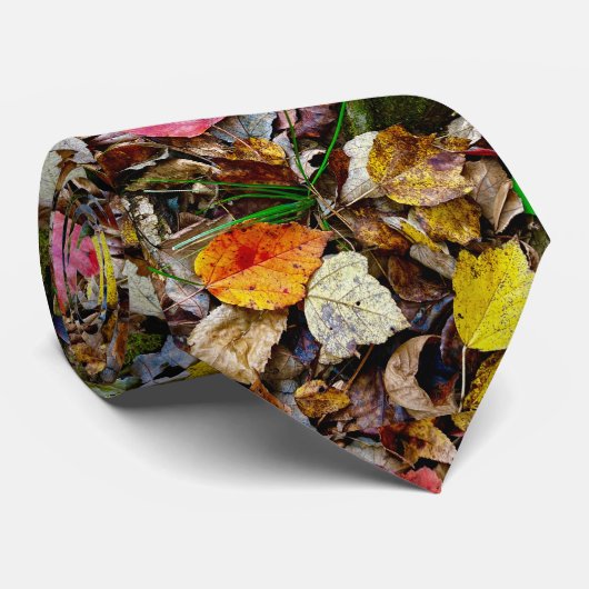 Necktie/Herbstblätter Krawatte (Gerollt)