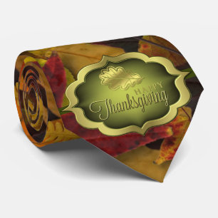 Necktie - Herumnal Happy Thanksgiving Krawatte