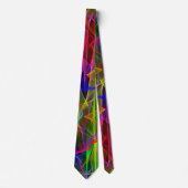 Necktie - Leuchtribons (Nacht) Krawatte (Vorderseite)