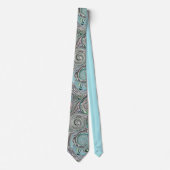Necktie mit Coolen Wirbel Krawatte (Vorderseite)